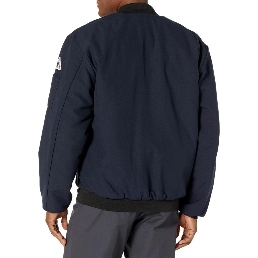 【並行輸入品】耐火炎耐性6.5 oz Nomex IIIAレギュラーチームジャケット、ネイビー、X Large Bulwark Flame Reの画像
