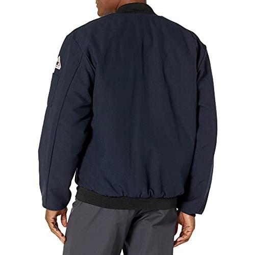 【並行輸入品】耐火炎耐性6.5 oz Nomex IIIAレギュラーチームジャケット、ネイビー、X Large Bulwark Flame Reの画像