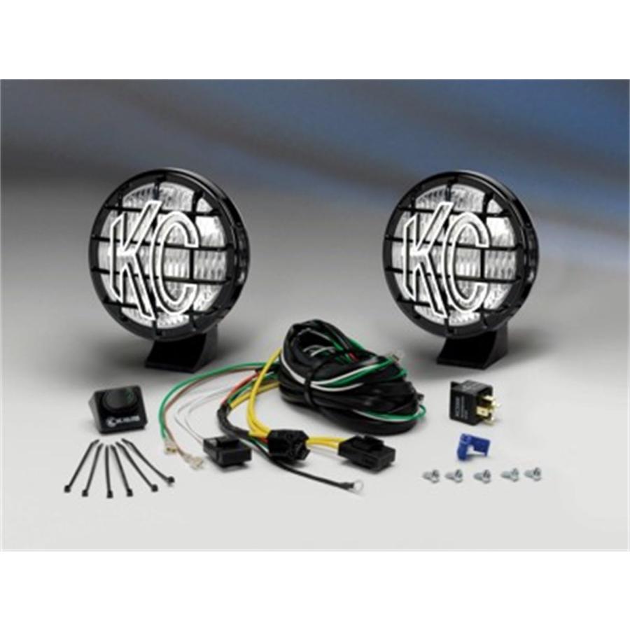 【並行輸入品】KC HiLiTES 452 Apollo Pro 5inch55wフォグライト（統合ストーンガード付き） - ペアパックシステム　_5