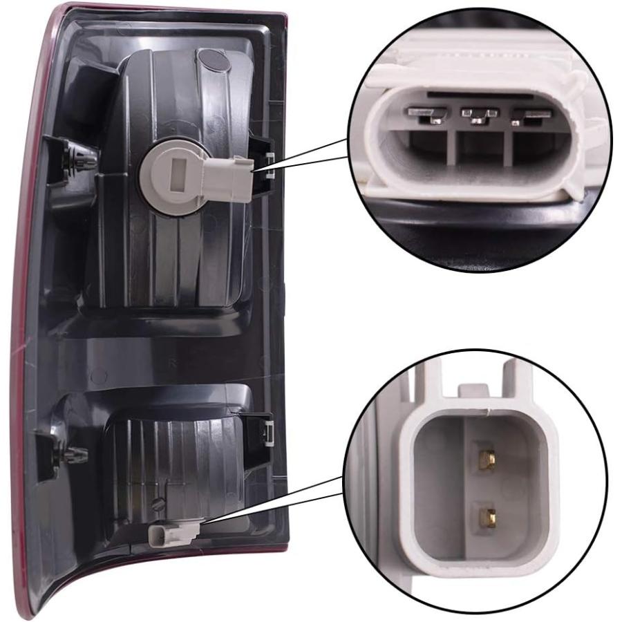 【並行輸入品】AutoandArt 交換用助手席テールライト 2009-2018ピックアップトラック対応 55277414AF　_3