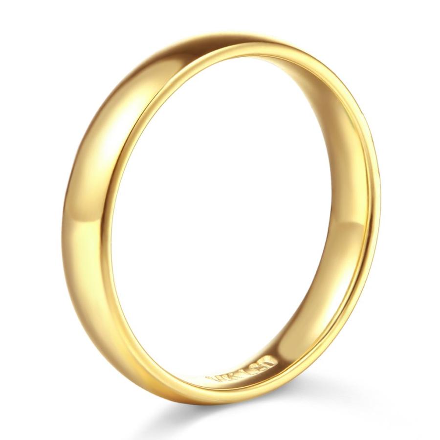 【並行輸入品】14?K黄色またはホワイトゴールド5?mmプレーンウェディングバンド 14k Yellow Gold 5mm Plain Weddの画像