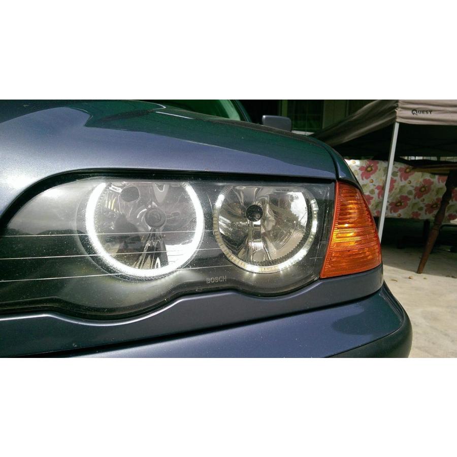 【並行輸入品】iJDMTOY 7000K Xenon White 284-SMD LED Angel Eyes Halo Ring Lighting_6