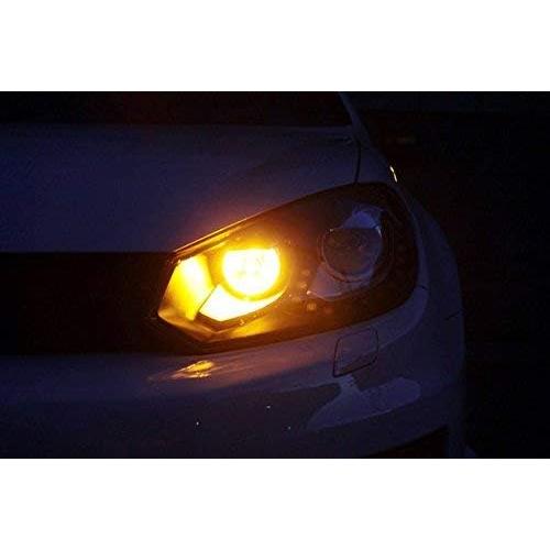 【並行輸入品】iJDMTOY (2 アンバーイエロー 18-SMD 5200s PSX24W LED交換用電球 ウィンカーライトと互換性があります)　_7