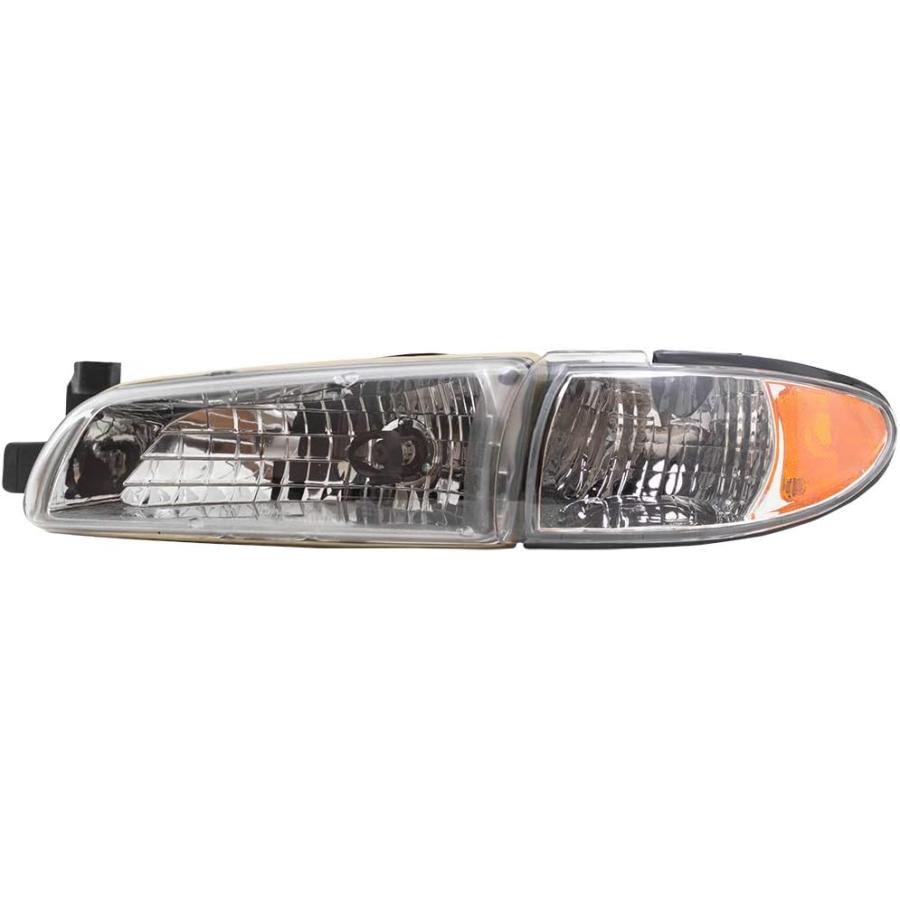 【並行輸入品】Brock 交換用ドライバーと助手席セット ハロゲンヘッドライト 1997-2003グランプリ対応の画像