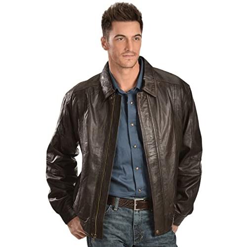【並行輸入品】Scully OUTERWEAR メンズ US サイズ: L カラー: ブラウン Scully Men's Premium Lamの画像