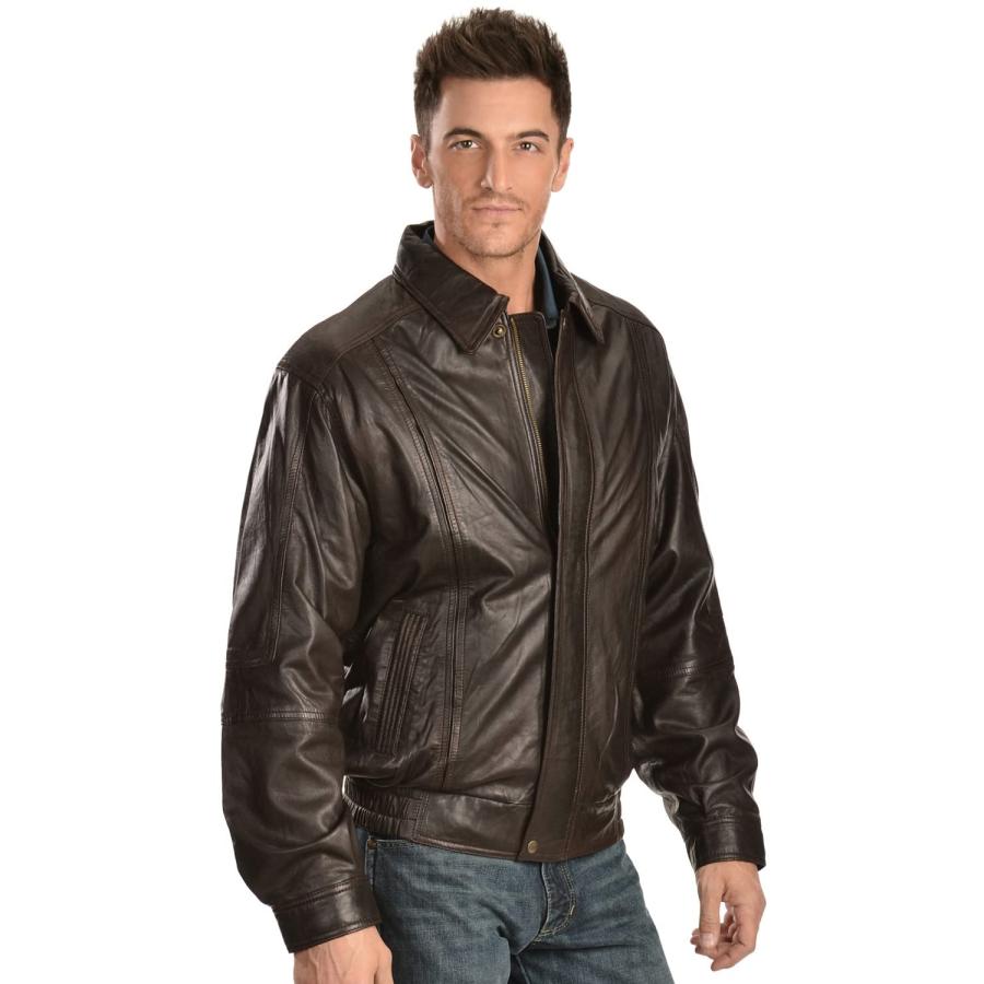 【並行輸入品】Scully OUTERWEAR メンズ US サイズ: L カラー: ブラウン Scully Men's Premium Lamの画像