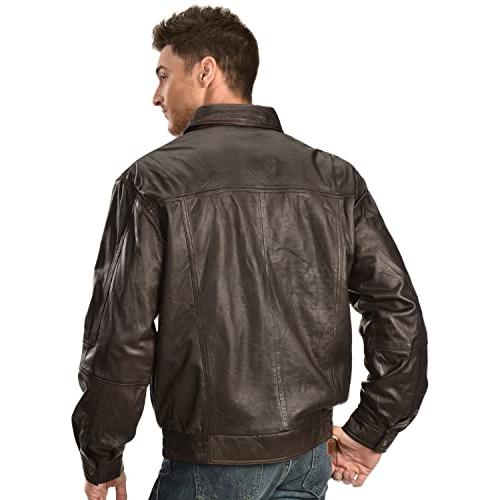 【並行輸入品】Scully OUTERWEAR メンズ US サイズ: L カラー: ブラウン Scully Men's Premium Lamの画像