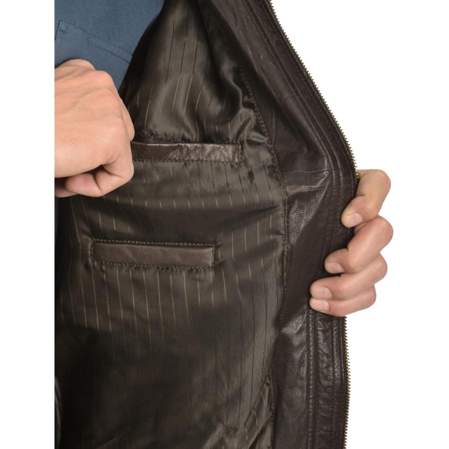【並行輸入品】Scully OUTERWEAR メンズ US サイズ: L カラー: ブラウン Scully Men's Premium Lamの画像