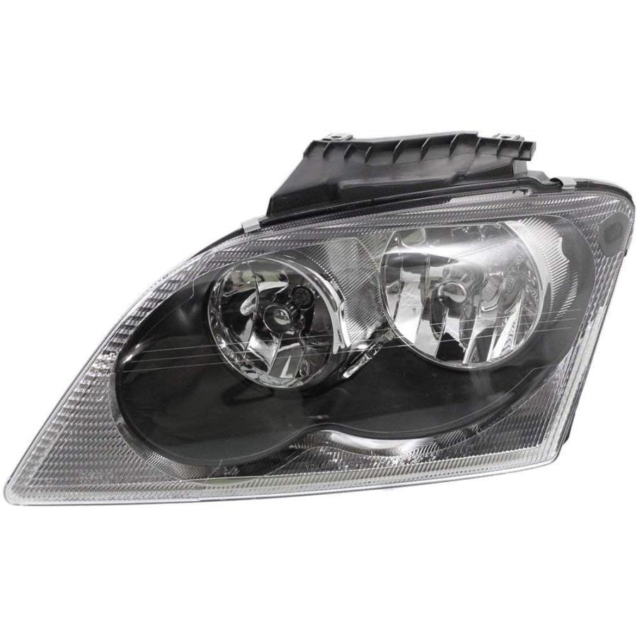 【並行輸入品】Evan-Fischer ヘッドライトセット 2004-2006 Chrysler Pacifica 左ドライバーと右助手席側ハロゲン電の画像