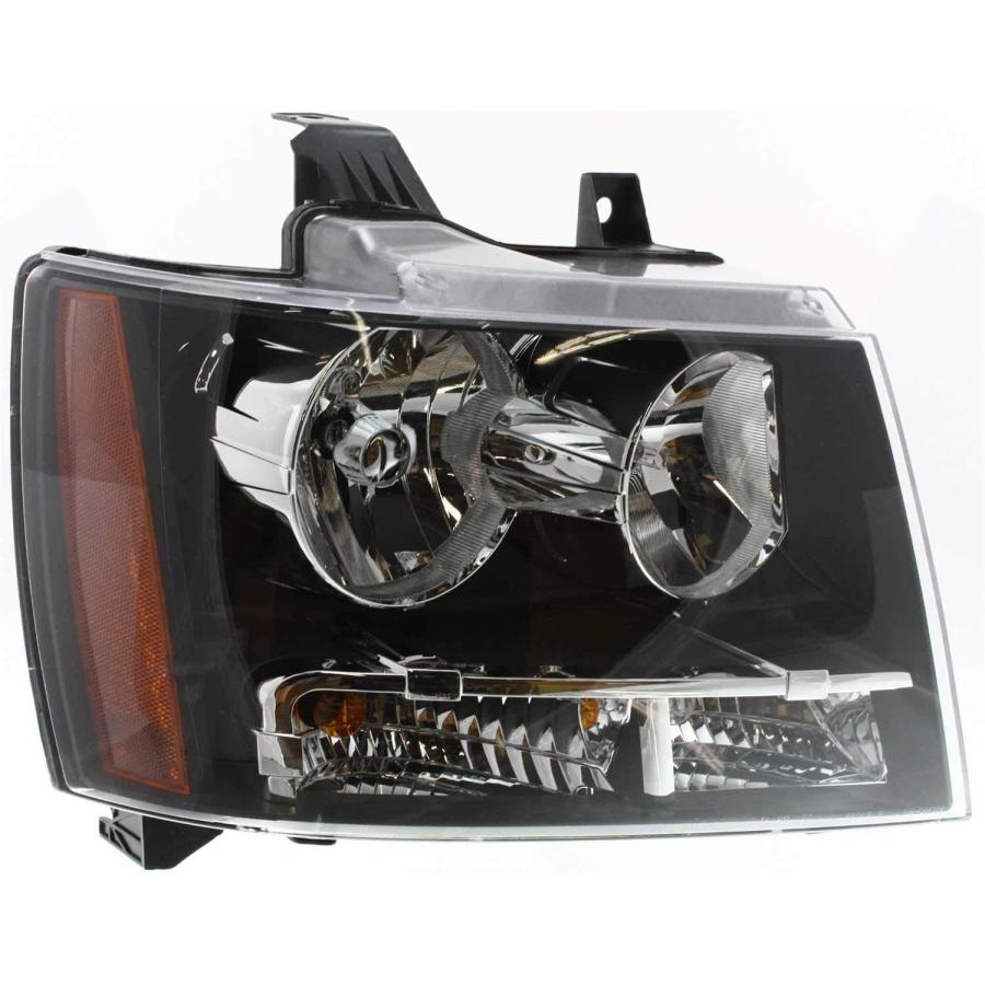 【並行輸入品】ヘッドライトセット 2007-2014 Chevrolet Tahoe 2007-2013 Avalanche 左運転席と右助手席側ハロ_1