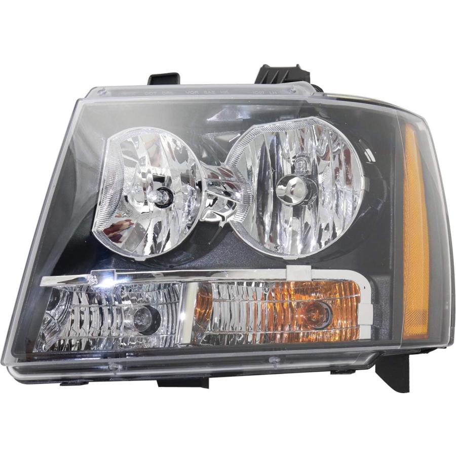 【並行輸入品】ヘッドライトセット 2007-2014 Chevrolet Tahoe 2007-2013 Avalanche 左運転席と右助手席側ハロ_2