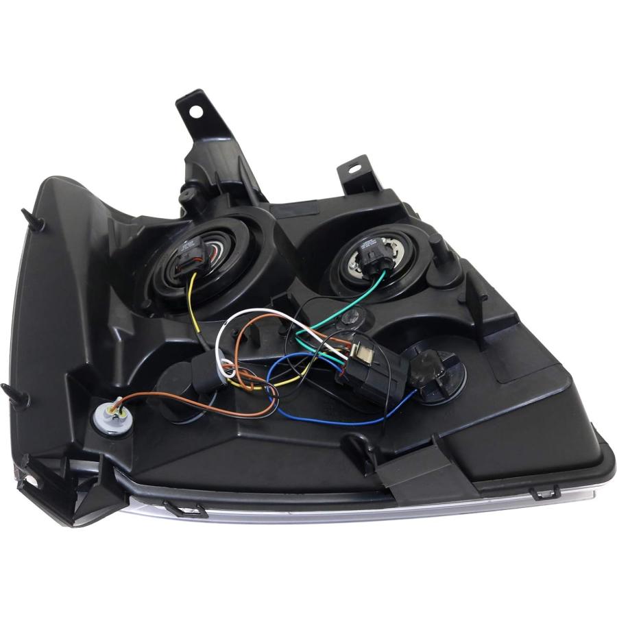 【並行輸入品】ヘッドライトセット 2007-2014 Chevrolet Tahoe 2007-2013 Avalanche 左運転席と右助手席側ハロ_6