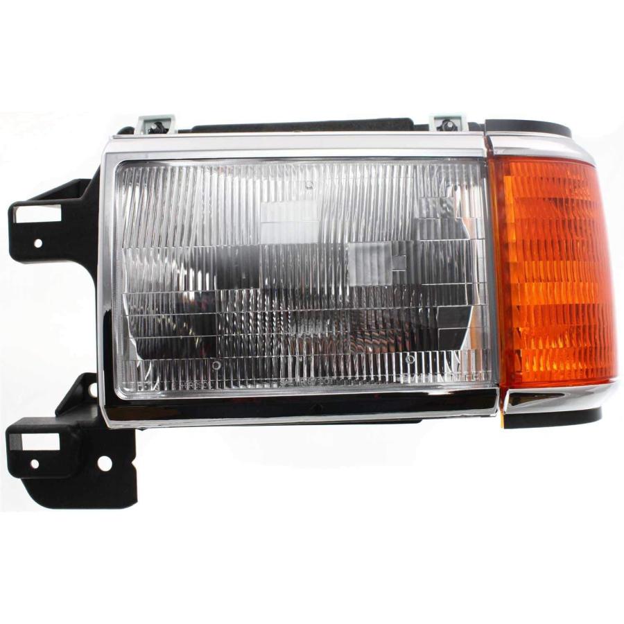 【並行輸入品】Evan-Fischer ヘッドライトセット 1987-1991 Ford F-250 Bronco 左ドライバーと右助手席側ハロゲン電の画像