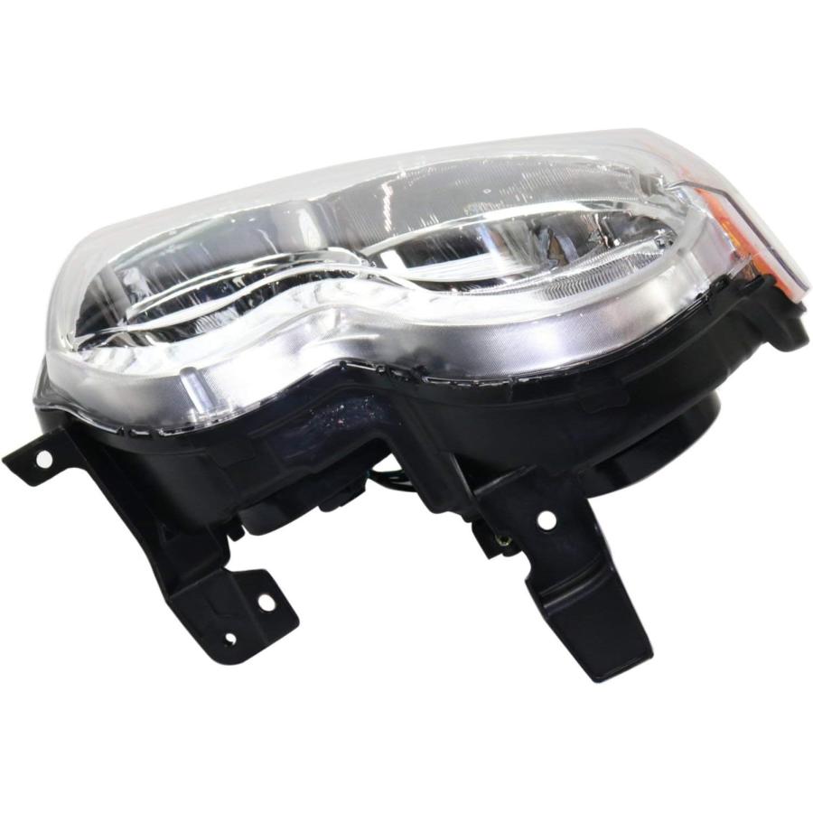【並行輸入品】ヘッドライトセット 2005-2007 Jeep Grand Cherokee 左ドライバーと右助手席側ハロゲン電球付き　_5