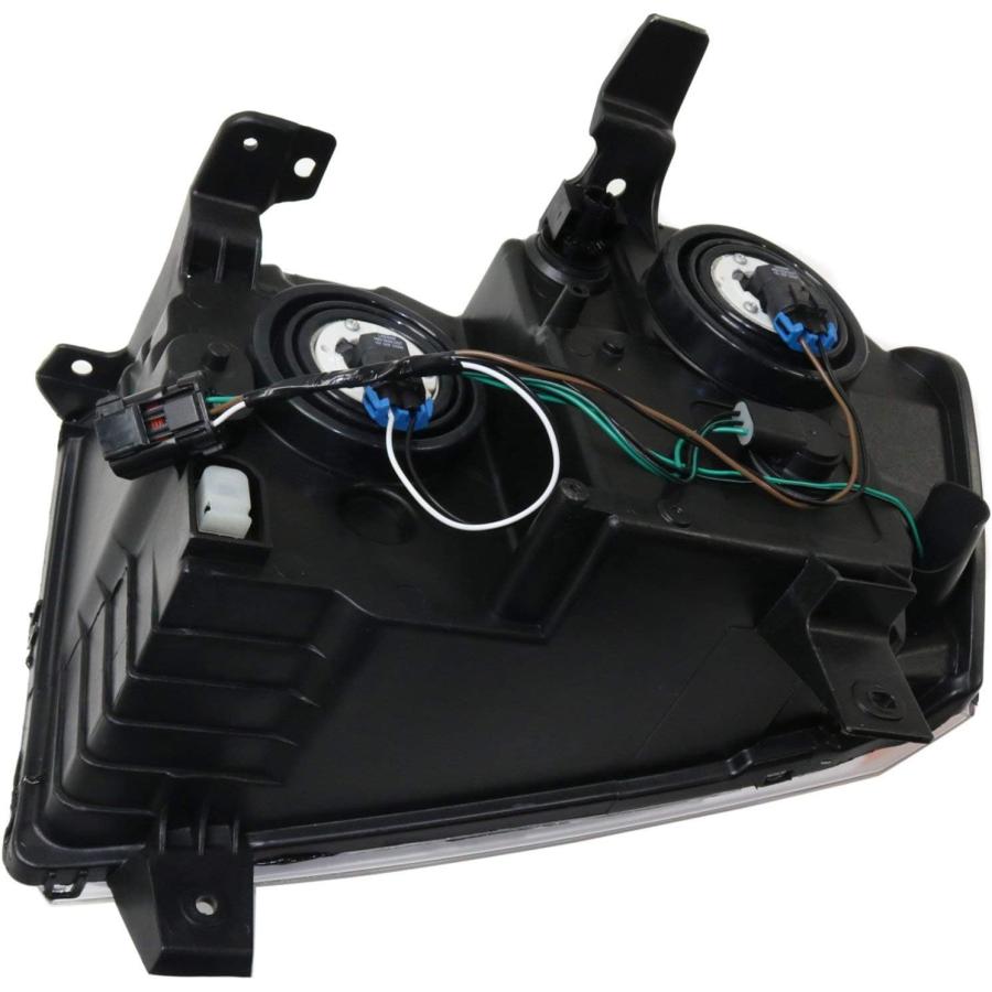 【並行輸入品】ヘッドライトセット 2005-2007 Jeep Grand Cherokee 左ドライバーと右助手席側ハロゲン電球付き　_6