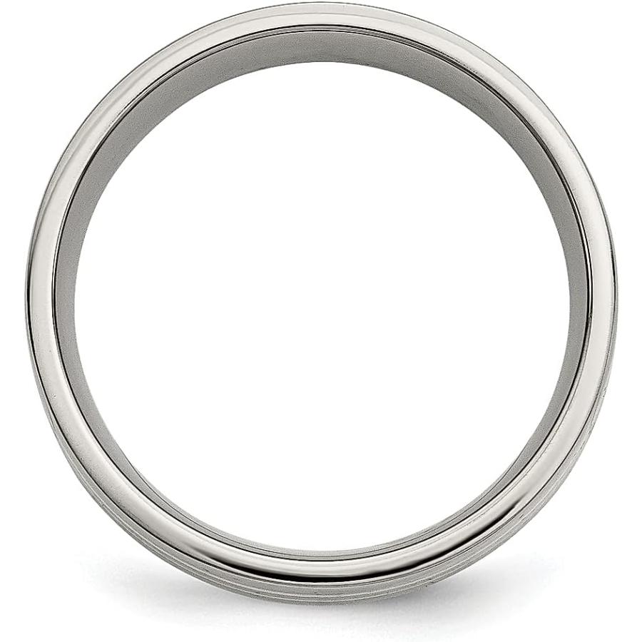 【並行輸入品】ICE CARATS チタン 14K イエロー インレー 8mm フラット 結婚指輪 バンド 貴金属ファインジュエリー 女性へのギフトにの画像