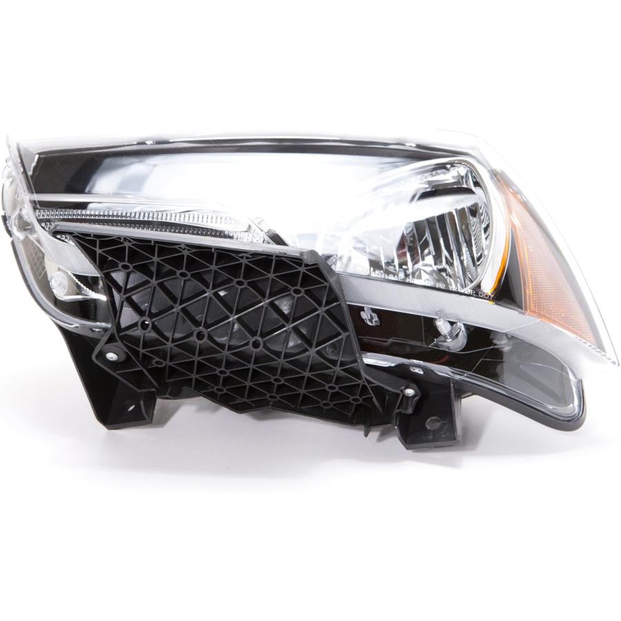 【並行輸入品】HEADLIGHTSDEPOT Black Housing Halogen Headlight Compatible With Dodg_3