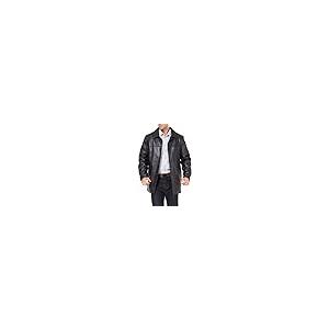 【並行輸入品】BGSD レザーカーコート メンズ サミュエル ニュージーランドラムスキン レギュラービッグ トール US サイズ: L カラー:の画像