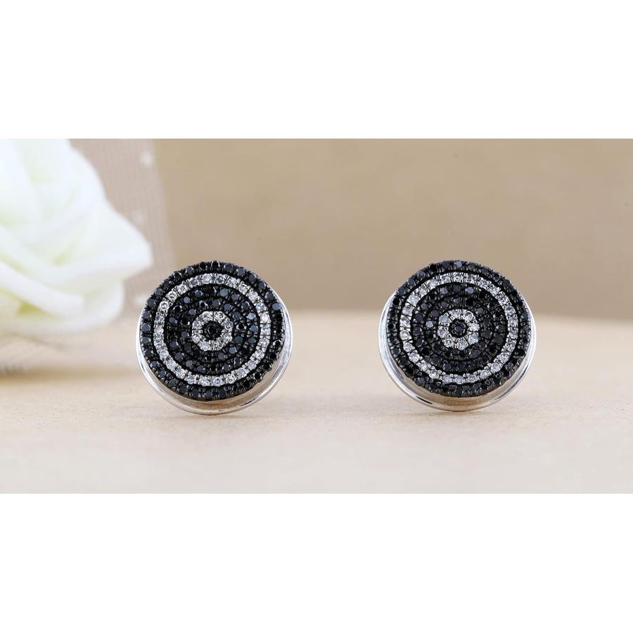 【並行輸入品】Dazzlingrock Collection (ダズリングロック コレクション) 0.50カラット (ctw) 本物のブラック&ホワイの画像