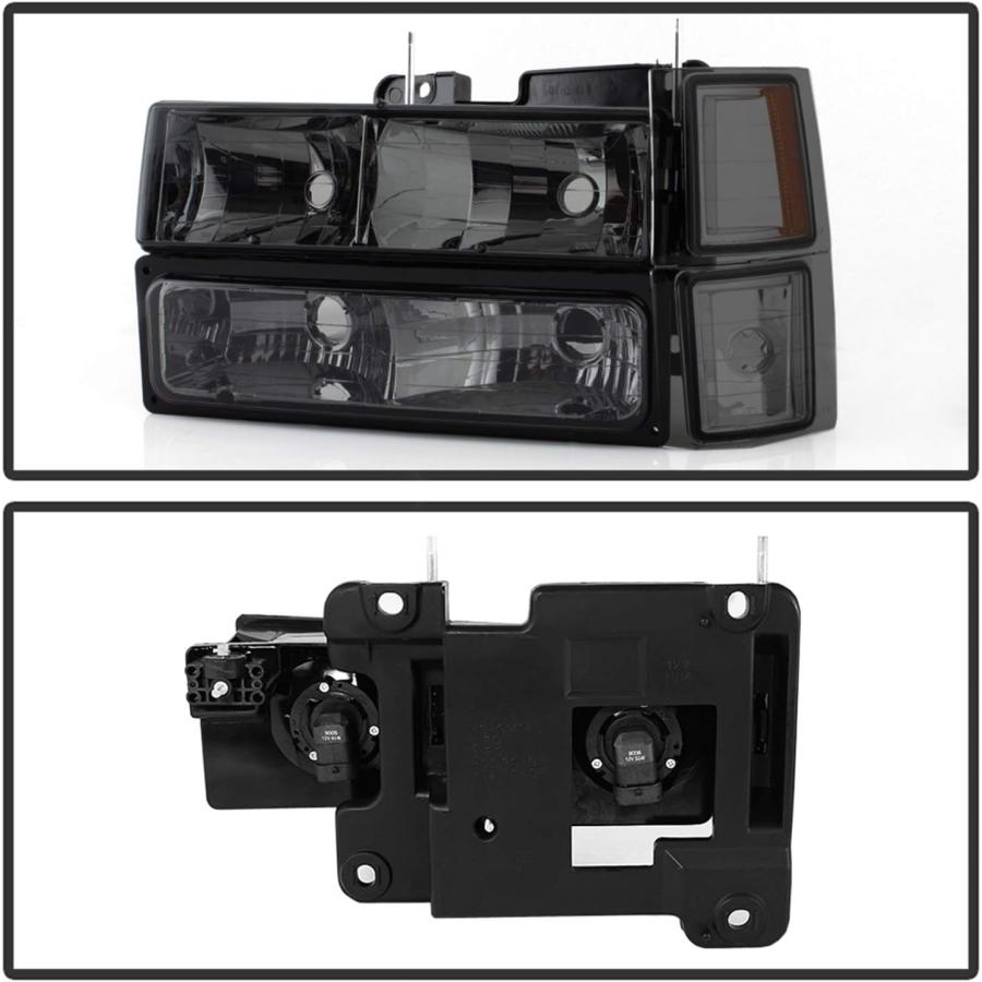 【並行輸入品】Spyder Auto クリスタルヘッドライト HD-JH-CCK88-AM-SM-SET　_1