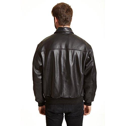 【並行輸入品】Excelled メンズ レザー フライトジャケット US サイズ: X Large カラー: ブラウン Men Air Forcの画像