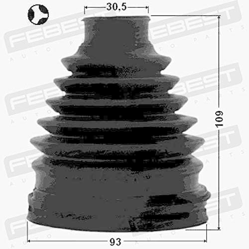 【並行輸入品】Boot Inner Cv Joint Kit 100X107.4X32.1 Febest 0115-GRJ150T Oem 04437の画像