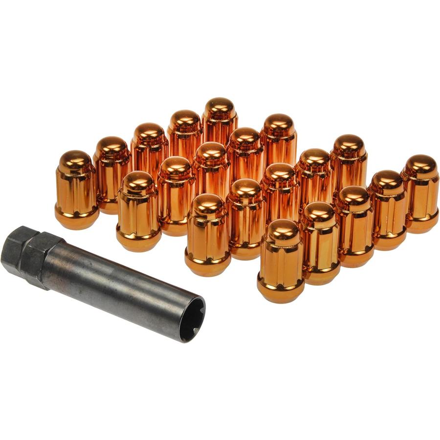 【並行輸入品】Dorman 711-355I Pack of 20 Orange Lock Nuts with Keyの画像