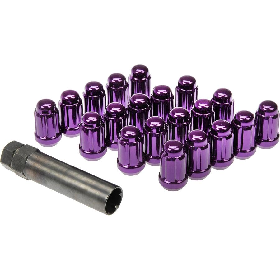【並行輸入品】Dorman 711-355J Pack of 20 Purple Lock Nuts with Keyの画像