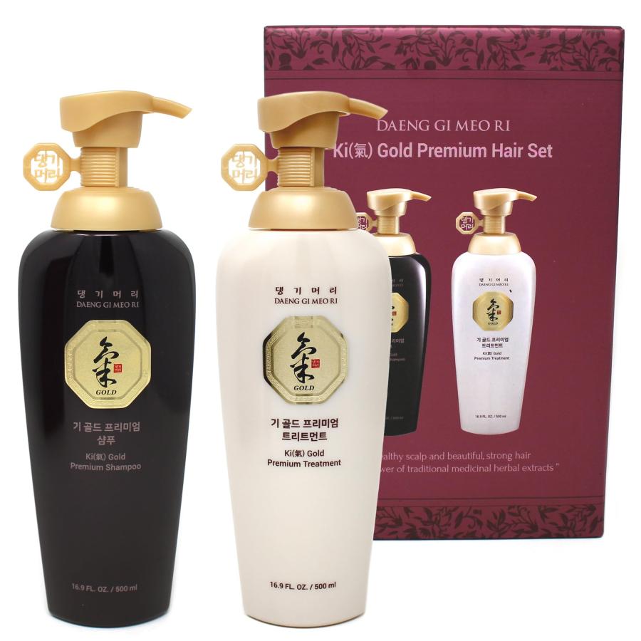 並行輸入品】Daeng Gi Meo Ri Ki Gold Premium Shampoo + Treatment