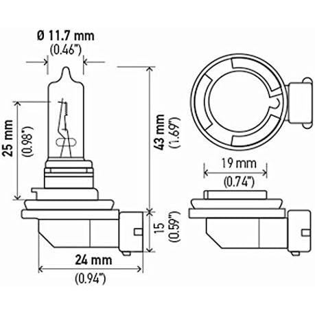 【並行輸入品】HELLA H9 Standard Halogen Bulb  12 V  65Wの画像