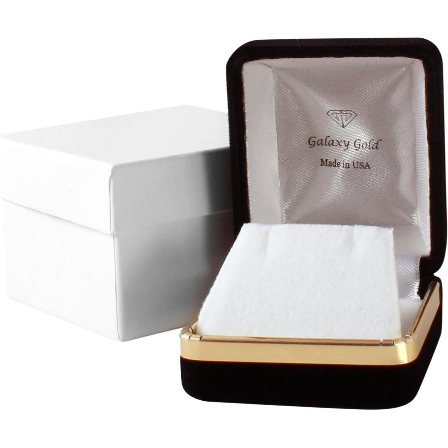【並行輸入品】Galaxy Gold GG 0.5カラット 14Kソリッドゴールドネックレス ルビーキーペンダント チャームペンダント  金属  ルビの画像