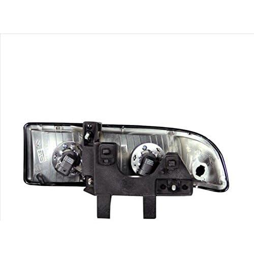【並行輸入品】SPPC Crystal Headlights Black Assembly Set For Chevy S10 / Blazer- (の画像