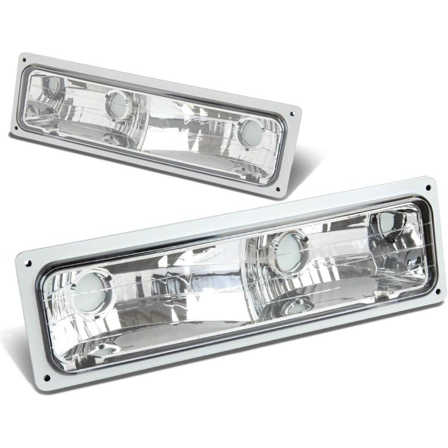 【並行輸入品】シボレー/GMC C/Kシリーズ バンパーライトランプ 電球付き ホワイト AD-BL-C10-CH　_2