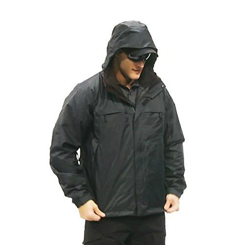 【並行輸入品】TRU SPEC メンズ H2O Proof 3 in 1 ジャケット ブラック L TRU SPEC Men's H2O Proの画像