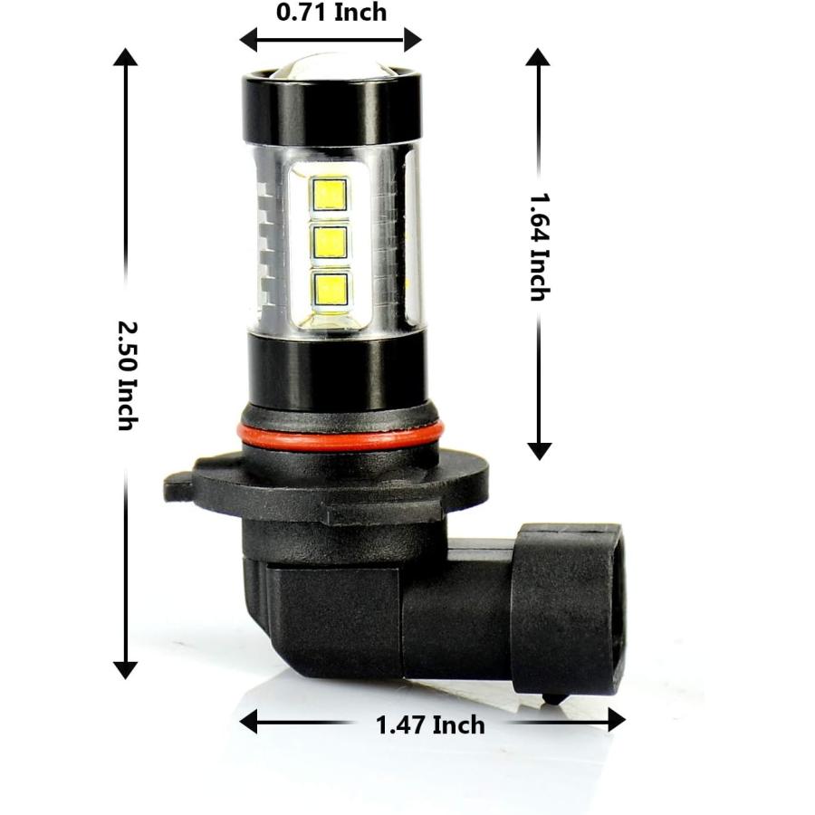 【並行輸入品】JDM ASTAR非常に明るい最大80WハイパワーH10 9145 9140 9050 9155 DRLまたはフォグライト用のLEDフォ_5