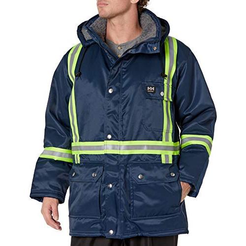 【並行輸入品】Helly Hansen作業着メンズWeyburn高い可視性パーカージャケット US サイズ: 3L カラー: ブルー Hellyの画像