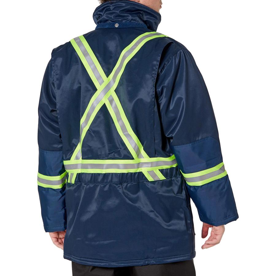 【並行輸入品】Helly Hansen作業着メンズWeyburn高い可視性パーカージャケット US サイズ: 3L カラー: ブルー Hellyの画像