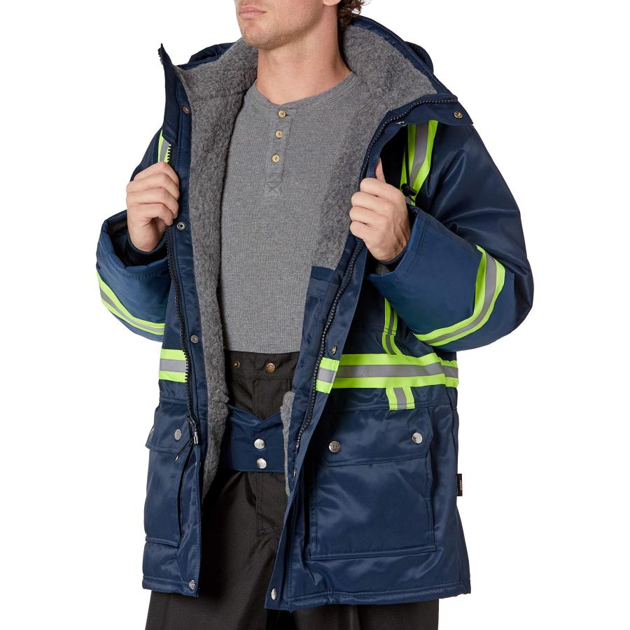 【並行輸入品】Helly Hansen作業着メンズWeyburn高い可視性パーカージャケット US サイズ: 3L カラー: ブルー Hellyの画像