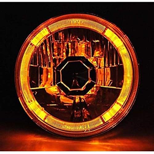 【並行輸入品】Octane Lighting 5-3/4inch Amber Led Halo Halogen Light Bulb Headligh_2