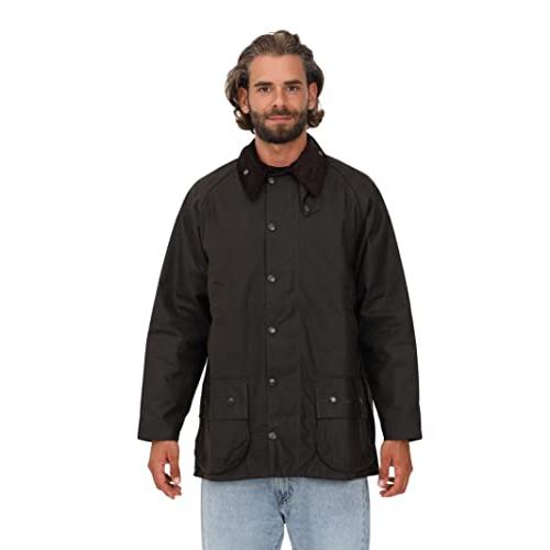 【並行輸入品】Barbour OUTERWEAR メンズ US サイズ: 38 カラー: グリーン Barbour Men's Classicの画像