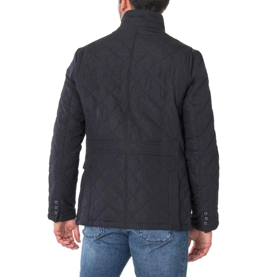 【並行輸入品】Barbour Quilted Lutz Jacket (Navy, X Large)の画像