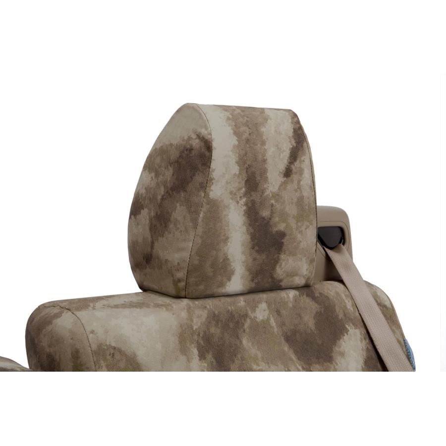 Coverking Custom Fit Rear 60/40 Bench Tactical Seat Cover for Select Oldsmobile Bravada Models - Cordura/Ballistic A-TACS Camo (Arid/Urban)｜good-face｜04