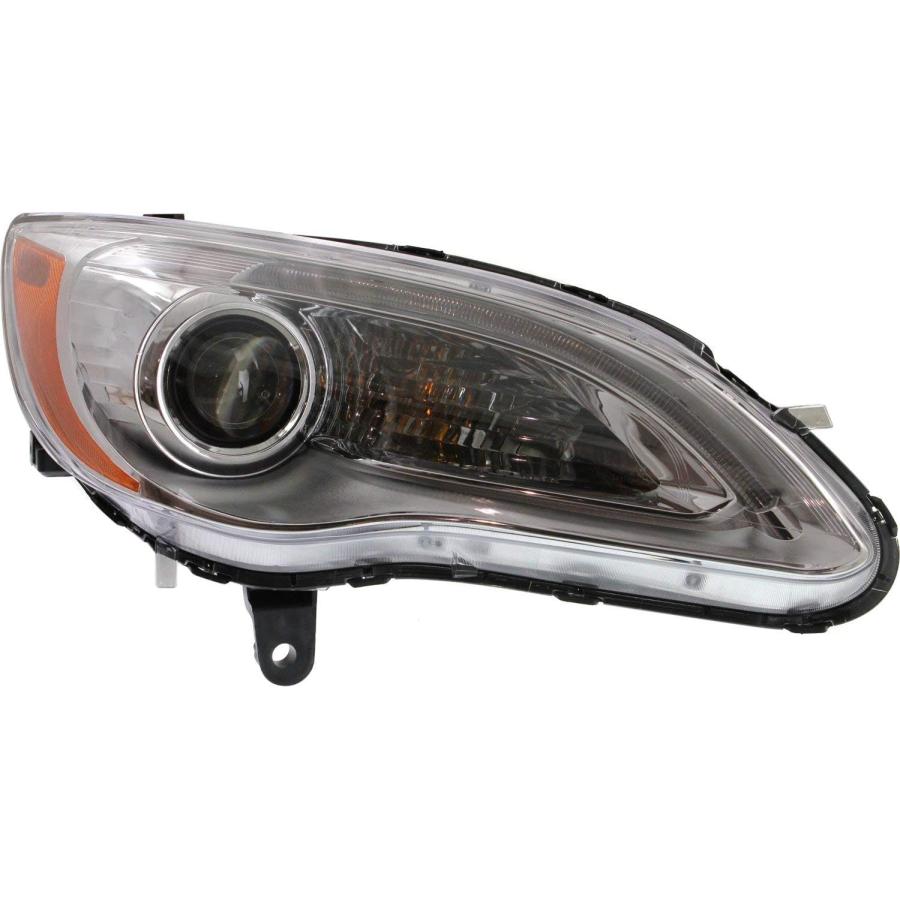 【並行輸入品】ヘッドライトセット 2011-2014 Chrysler 200 左ドライバーと右助手席側ハロゲン電球付き　_3
