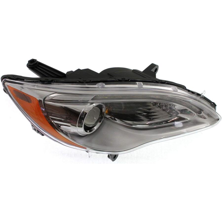 【並行輸入品】ヘッドライトセット 2011-2014 Chrysler 200 左ドライバーと右助手席側ハロゲン電球付き　_5