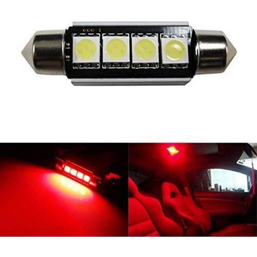 【並行輸入品】iJDMTOY 4-SMD エラーフリー 6411 578 LED電球 カーインテリアドームライトまたはトランクエリアライトに対応 ブリ_6
