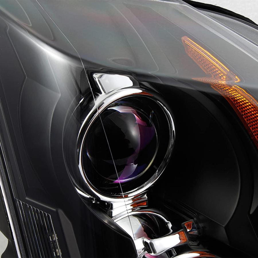 【並行輸入品】キャデラック CTS CTS-V OE交換用ハロゲンプロジェクターヘッドライト LH/RH ドライバー助手席ランプ ブラック　_3