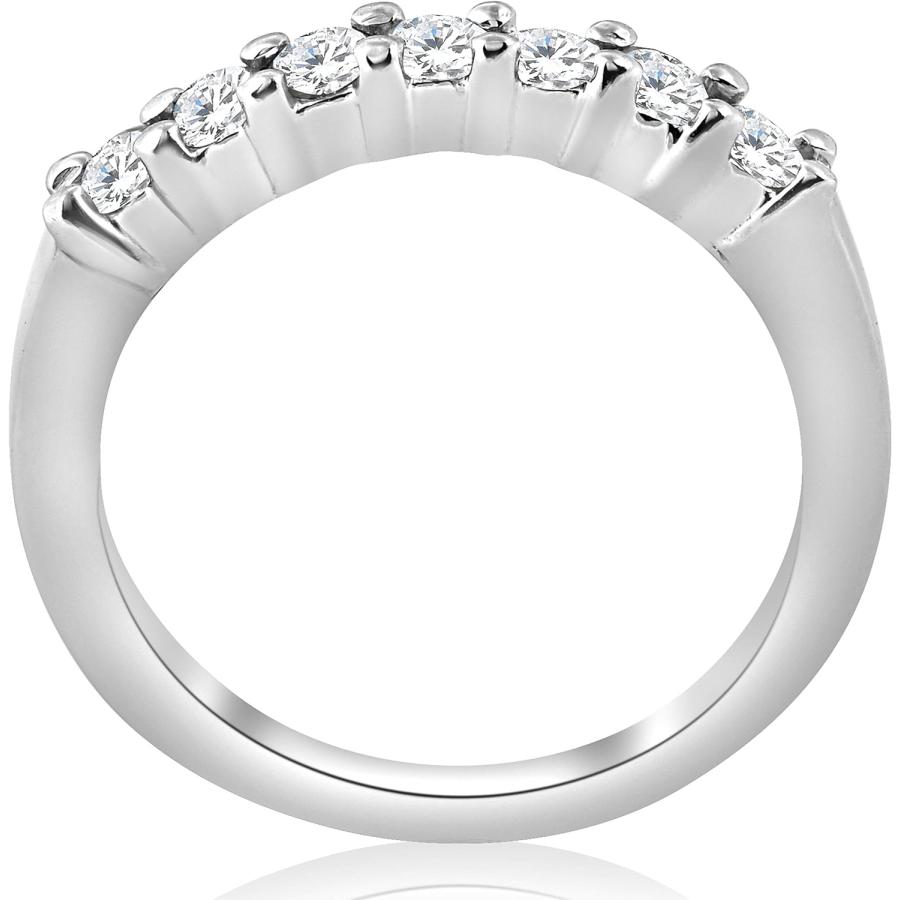 【並行輸入品】1 ctダイヤモンド結婚指輪14 Kホワイトゴールドの画像