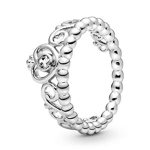 【並行輸入品】PANDORA レディース 925 W /クリアキュービックジルコニア6（会社）マイプリンセスリング、190880Cz 52（EU_1