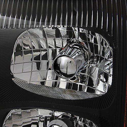 【並行輸入品】AKKON キャデラック エスカレード用 ブラックベゼル HID キセノンタイプ ヘッドライト フロントランプ 交換セットの画像