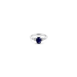 【並行輸入品】[Gem Stone King] 1.87カラット 天然 サファイア 指輪 リング レディース 天然 ダイヤモンド シルバー925の画像